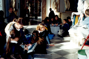 2000-2002: Conservation Project “Aperto per Restauro”, Centauri Capitolini. For the first time the schoolchildren were asked to take part in a competition, taking the conservation project as their starting point (CCA photo)